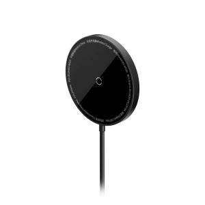Baseus беспроводное зарядное устройство simple mini magnetic type-c 15w (magsafe для iphone 12/13/14), черное Thumbnail 3