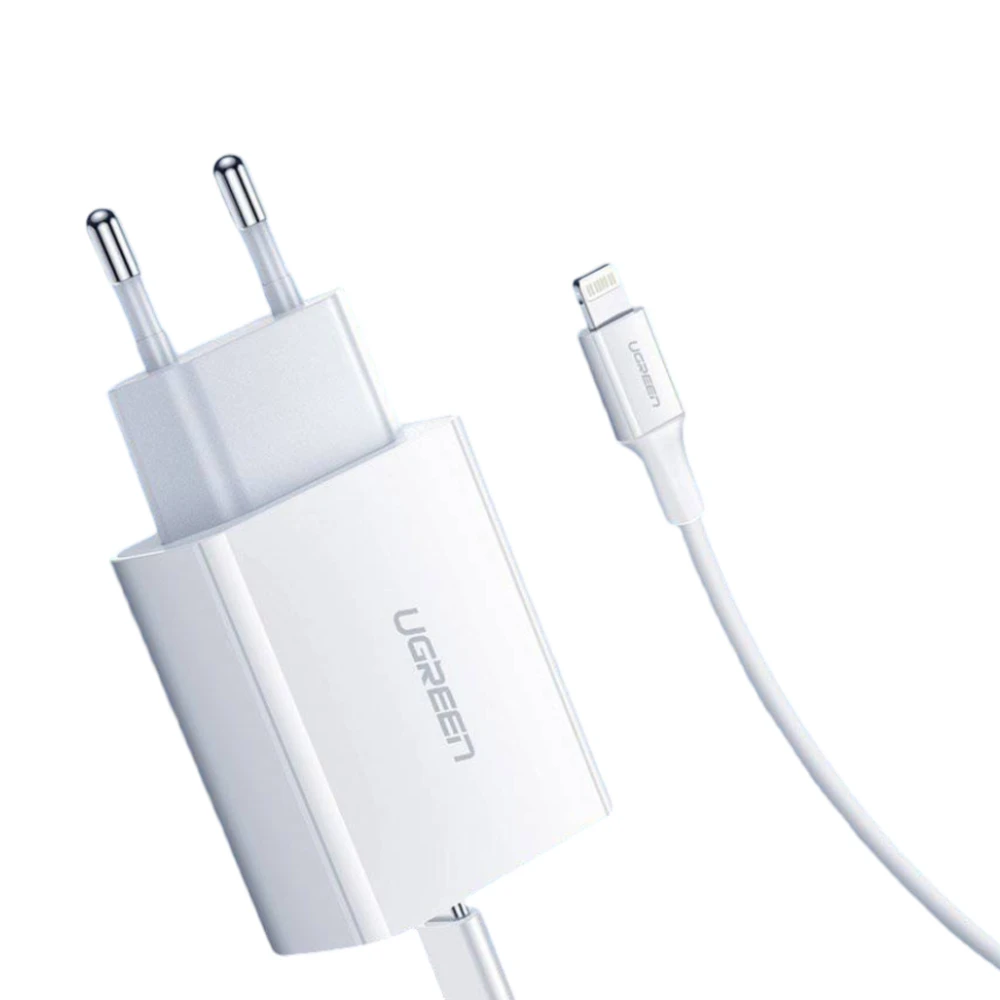 Ugreen wall charger type-c pd3.0 20w eu cd137, white 3