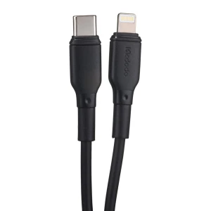 Кабель mcdodo type-c на lightning 1.2 м 3a 36w, черный