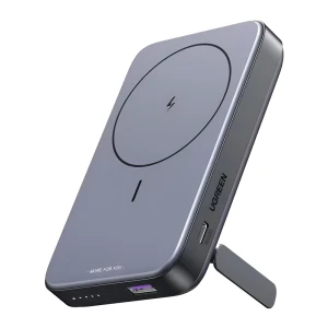 Ugreen power bank foldable kickstand magnetic wireless 10000mah, 20w, space gray Thumbnail 3