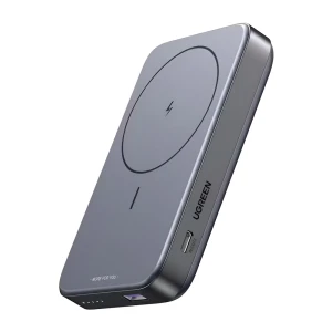 Ugreen power bank foldable kickstand magnetic wireless 10000mah, 20w, space gray