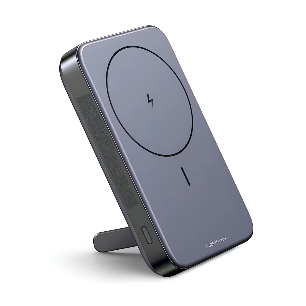 Ugreen power bank foldable kickstand magnetic wireless 10000mah, 20w, space gray 2