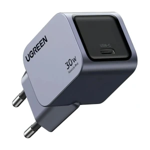 Зарядное устройство ugreen nexode pro gan 1xtype-c 30w x703, космический серый