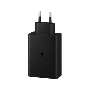 Samsung wall charger 2xtype-c + 1xtype-a super fast charging 65w trio, black Thumbnail 3