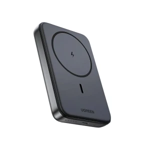 Ugreen power bank mini magnetic wireless qi 10000mah, 20w, космический серый Thumbnail 2