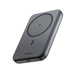Ugreen power bank mini magnetic wireless qi 10000mah, 20w, космический серый