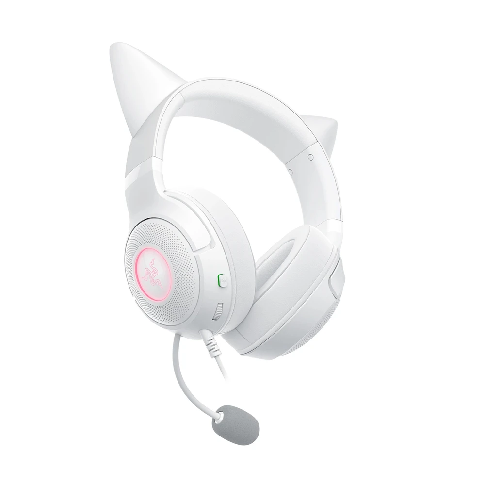 Игровая гарнитура razer kraken kitty v2, white edition 3