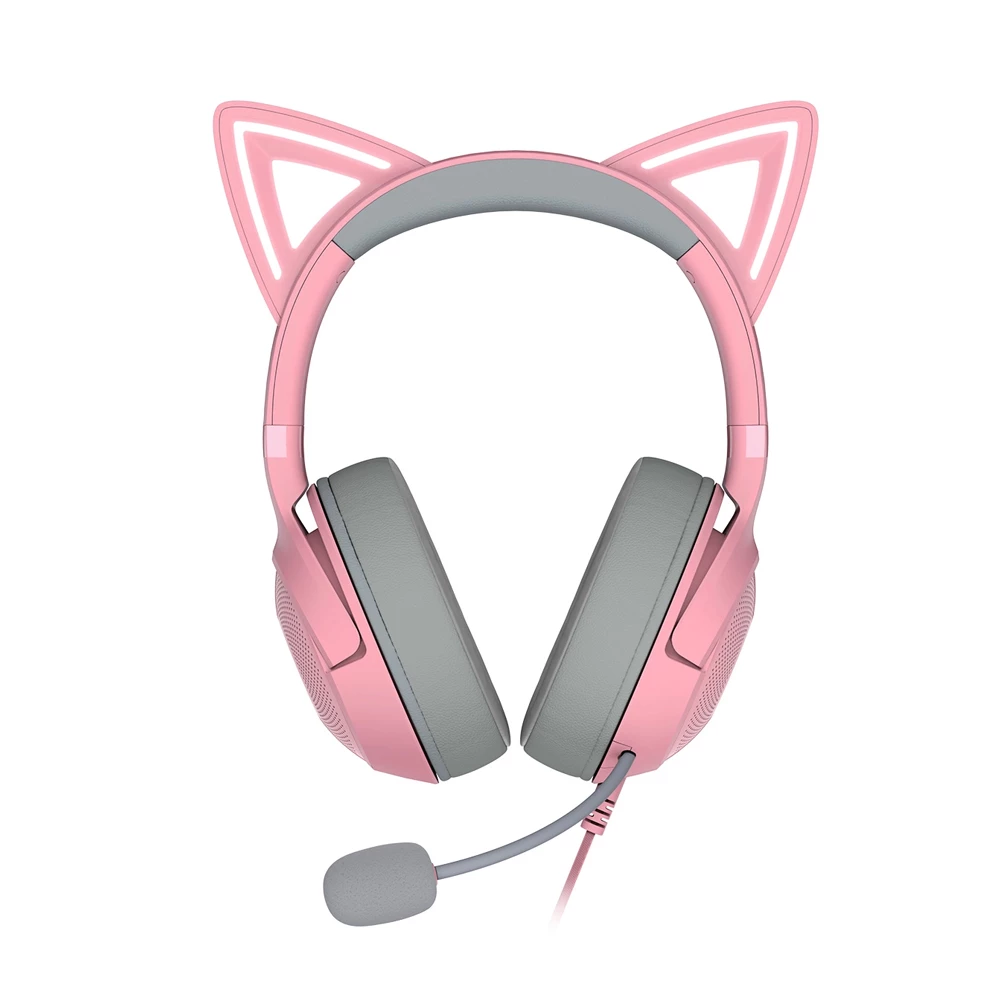 Razer headset kraken kitty v2, quartz edition 2