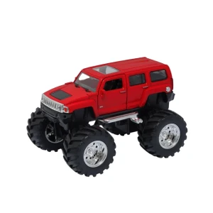 Monster truck metalic 1:38 hummer h3, big wheel