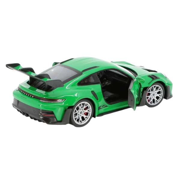 Mașina metalică de colecție porsche 911 gt3 rs (992) 1:24 welly, verde 6