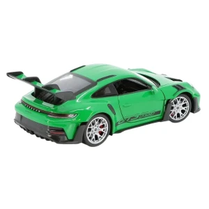 Mașina metalică de colecție porsche 911 gt3 rs (992) 1:24 welly, verde Thumbnail 5