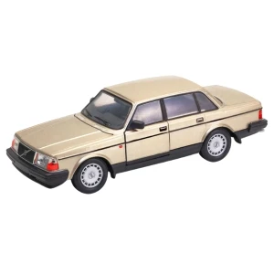 Mașina metalică de colecție volvo 240 gl 1:24 welly, auriu Thumbnail 2