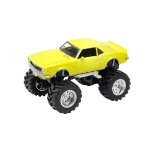 Monster truck metalic 1:34 1968 chevrolet camaro z28, big wheel
