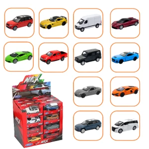 Mașini Metalice de Colecție 1:34 WELLY, 12 modele (24E)