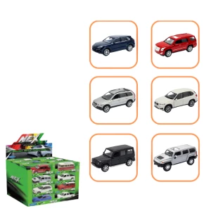 Mașini Metalice de Colecție 1:32 WELLY, 6 modele (24B)