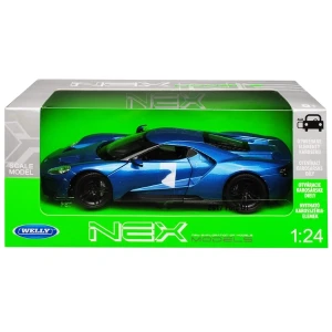 Mașină metalică de colecție 2017 ford gt 1:24 welly Thumbnail 3