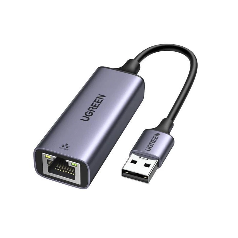Ugreen адаптер usb 3.0 на rj45 gigabit ethernet cr111, черный 2