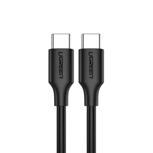 Ugreen кабель type-c to type-c tpe 1.5м 480mbps 3a 60w us286, черный Thumbnail 2