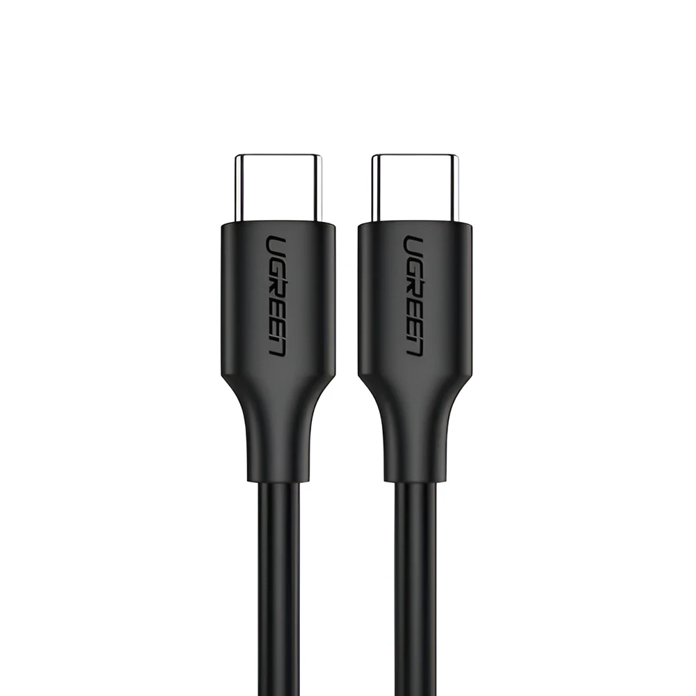 Ugreen кабель type-c to type-c tpe 1.5м 480mbps 3a 60w us286, черный 2