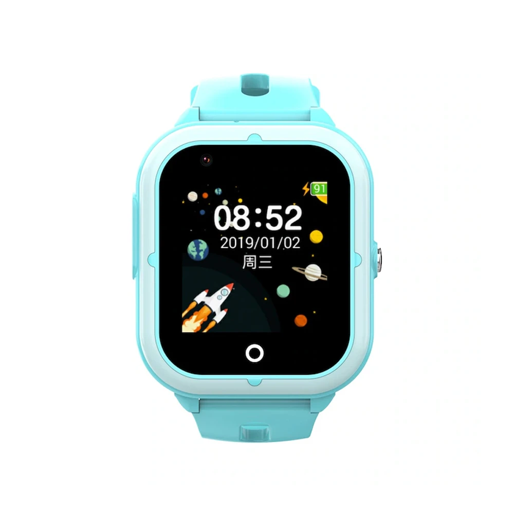 Детские часы wonlex kids watch 4g, ct07s, синие 2