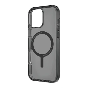 Uniq case for iphone 16 pro max hybrid clario (eco) with magclick charging, smoke Thumbnail 3