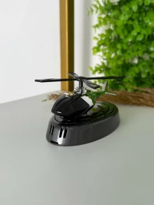 Aromatizator auto solar în formă de elicopter