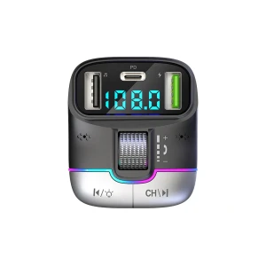 Fm-трансмиттер для шлема 2*usb+1*pd 25w g40, черный Thumbnail 4