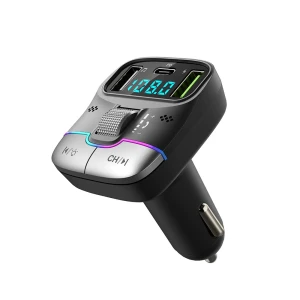 Fm-трансмиттер для шлема 2*usb+1*pd 25w g40, черный Thumbnail 2