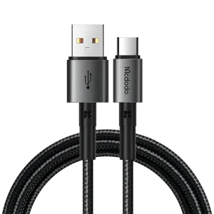 Кабель mcdodo prism series usb-a на type-c 6a 100w 1.2м, черный