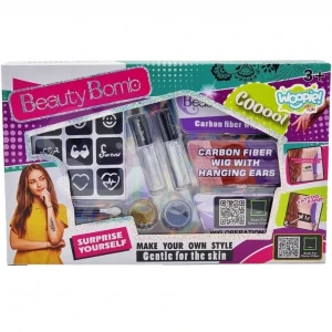 Set cosmetic pentru copii cu șuvițe de păr Thumbnail 3