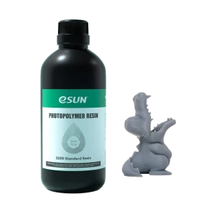Фотополимер для 3d-печати esun s200 standard resin,  deep grey, 0,5кг