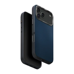 Чехол uniq для iphone 17 pro (2025) 6.3 hybrid magclick lyden ds, steel blue