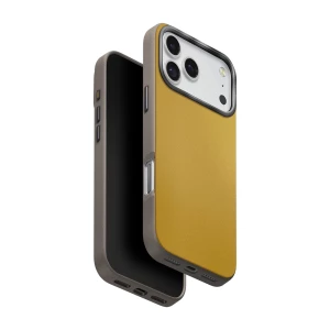 Uniq Case for iPhone 17 Pro Max (2025) 6.9 Hybrid Magclick Lyden DS, Canary Yellow Thumbnail 1
