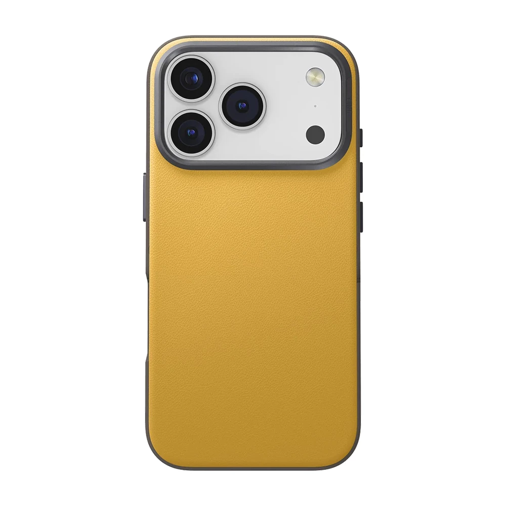 Uniq Case for iPhone 17 Pro Max (2025) 6.9 Hybrid Magclick Lyden DS, Canary Yellow 2