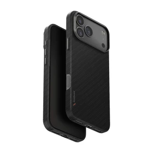 Uniq Case for iPhone 17 Pro Max (2025) 6.9 Hybrid Magclick Keva Edge, Carbon Black Thumbnail 1