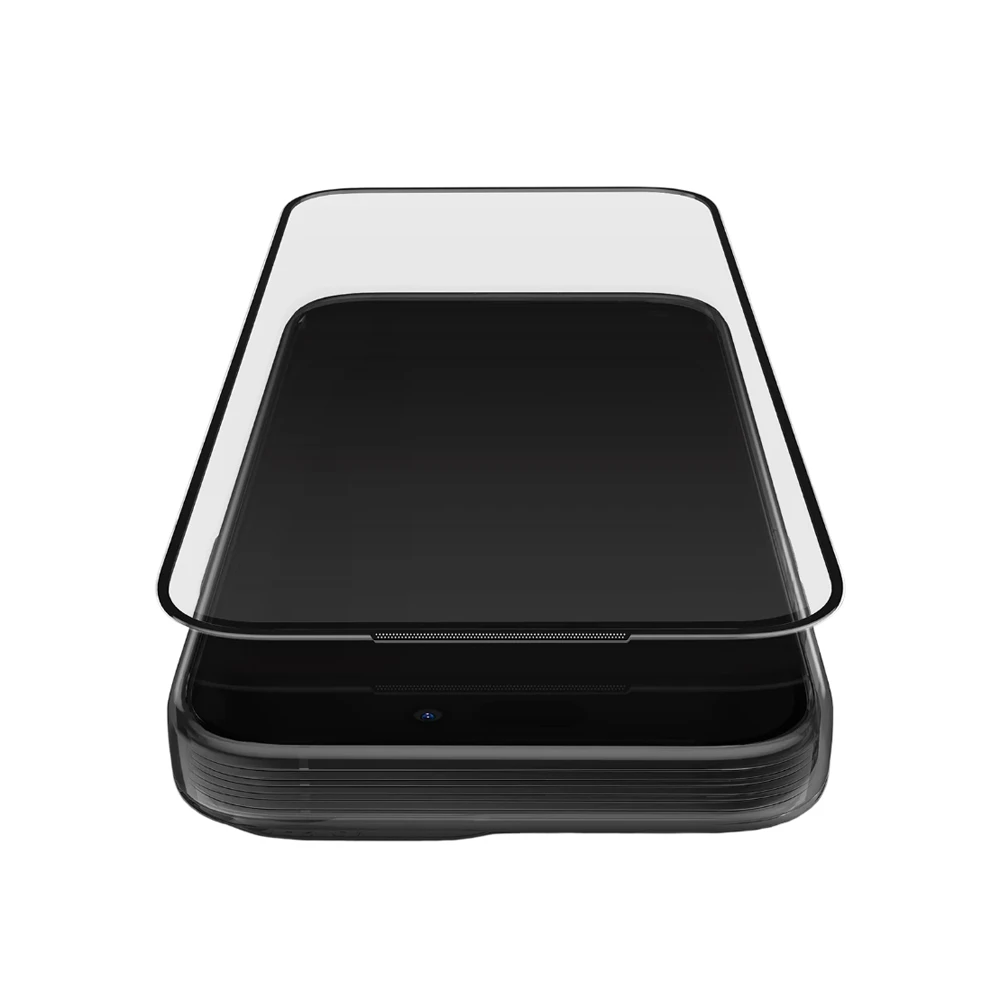 Uniq glass screen protector for iphone 17 air (2025) 6.6 vivid optix covex, black 3