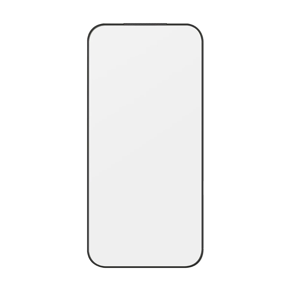 Uniq Glass Screen Protector for iPhone 17 (2025) 6.3 Vivid Optix Covex, Black 2
