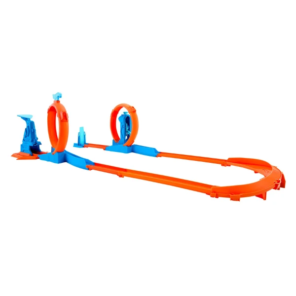 Set de joacă hot wheels "track creator" - bucla triplă 4