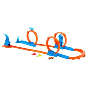 Set de joacă hot wheels "track creator" - bucla triplă Thumbnail 2