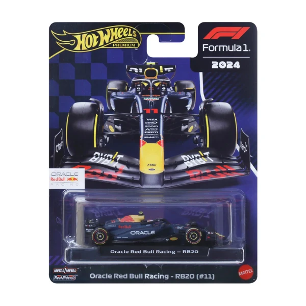 Mașinuță de colecție f1 hot wheels 1:64 red bull racing rb20 – sergio perez 3