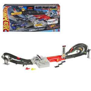 Hot Wheels Formula 1: Circuit Grand Prix cu 3 mașinuțe 1:64