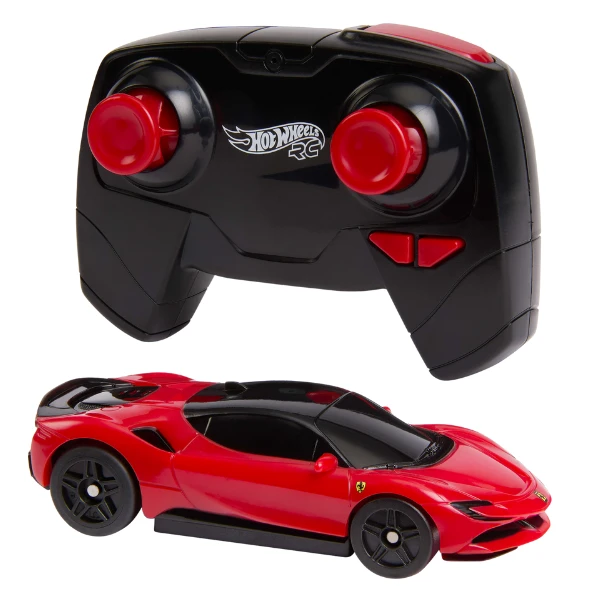 Hot wheels rc automobil de curse 1:64 ferrari sf90 2