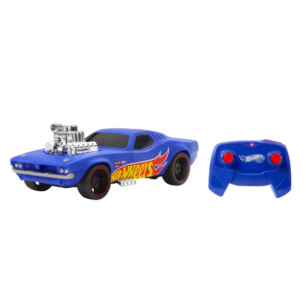 Mașină cu telecomandă hot wheels 1:16 "rodger dodger" 4