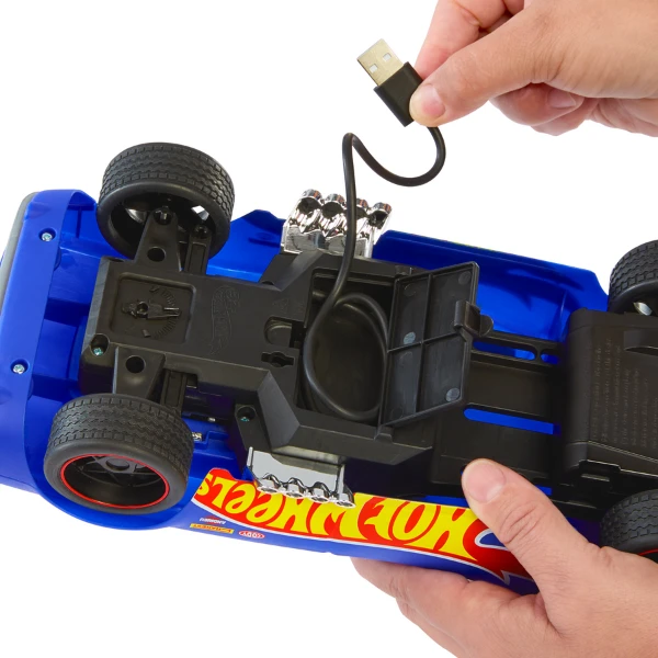 Mașină cu telecomandă hot wheels 1:16 "rodger dodger" 7