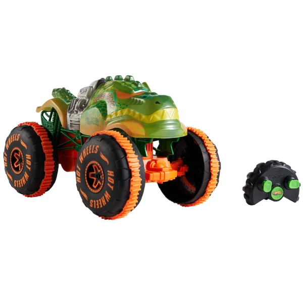 Mașină off-road cu telecomandă 1:15 hot wheels monster trucks „rageasaur" 5