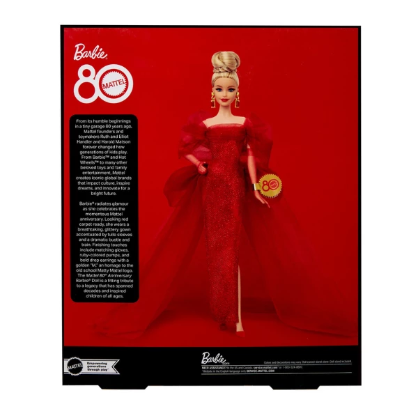 Păpușa barbie colecție aniversară 80 de ani mattel 9