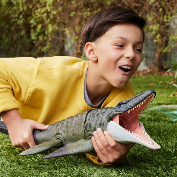 Figurină interactivă de dinozaur „jurassic world: mosasaurus” 7