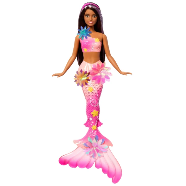Păpușă barbie "sirena magică", brunetă 2