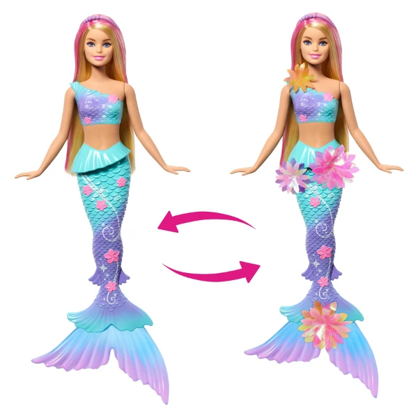 Păpușă barbie "sirena magică", blondă 4