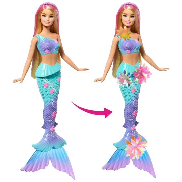 Păpușă barbie "sirena magică", blondă 5